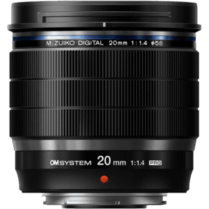 M.Zuiko Digital ED 20mm F1.4 PRO incl. Lens hood & Wrapping cloth